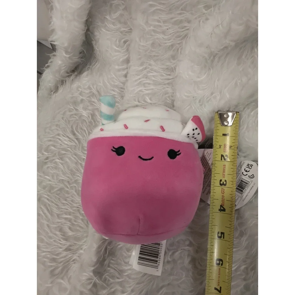 Squishmallows Nicota Pink Boba Drink Plush Toy‎ 5 Inch New With Tags